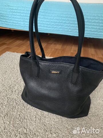 Сумка кожаная dkny
