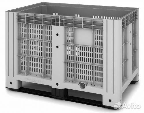 Пластиковый контейнер iBox 1200x800x800 мм серый Пластиковый контейнер iBox 1200x800x800 мм серый