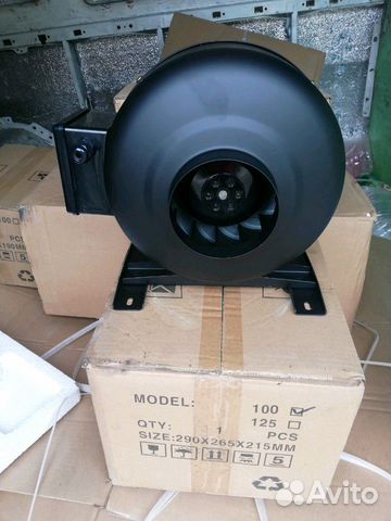 Канальный вентилятор 100