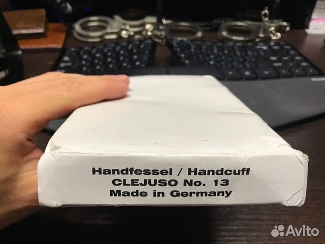 Немецкие наручники Clejuso 13/30. Цепь 30 см Немецкие наручники Clejuso 13/30. Цепь 30 см