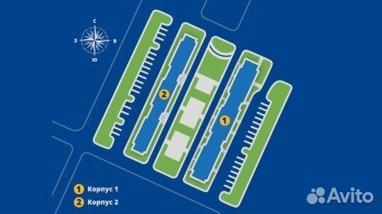 1-к квартира, 36.5 м², 1/10 эт.