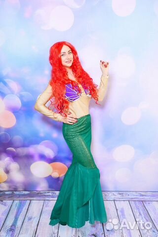 Прокат костюмов русалочки Ариэль и морской