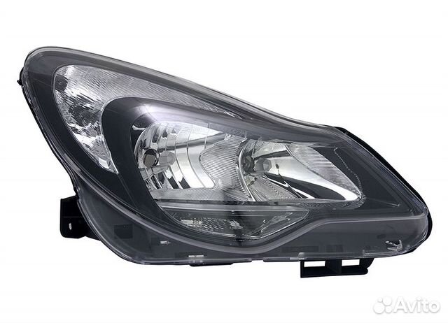 Фара правая (черная) Opel Corsa D (2011-2014)