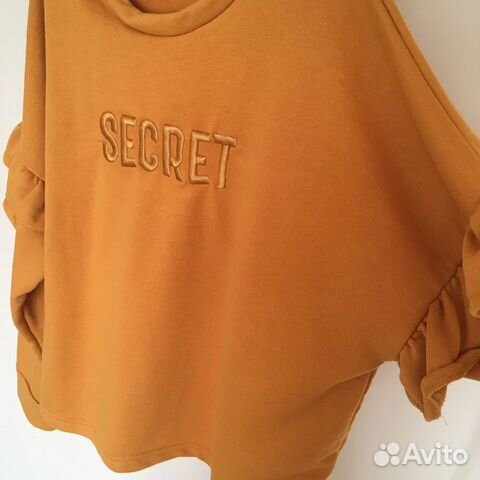 Горчичный свитшот Mango