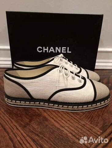 Эспадрильи лоферы Chanel оригинал Эспадрильи лоферы Chanel оригинал