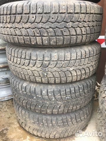 R13 175/70 кама в сборе колеса на ваз зима шипы