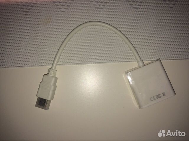 Продается переходник с кабеля hdmi на VGA