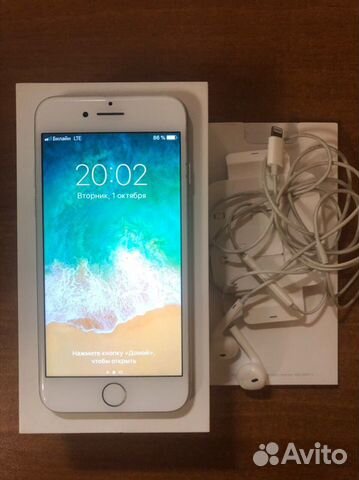iPhone 7 (айфон белый/серебро)