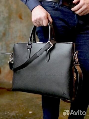 Кожаный портфель Louis Vuitton