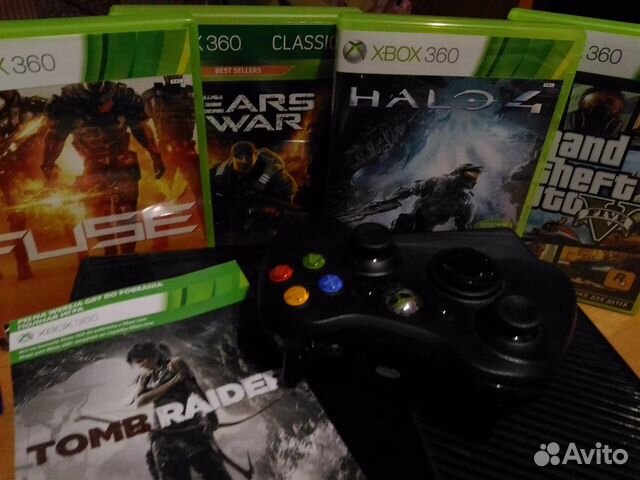 Xbox 360 Slim 250gb + игры