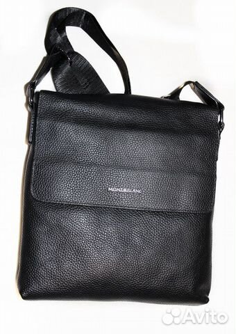 Мужская кожаная сумка Montblanc black планшет new Мужская кожаная сумка Montblanc black планшет new
