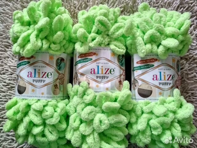 Пряжа Alize puffy