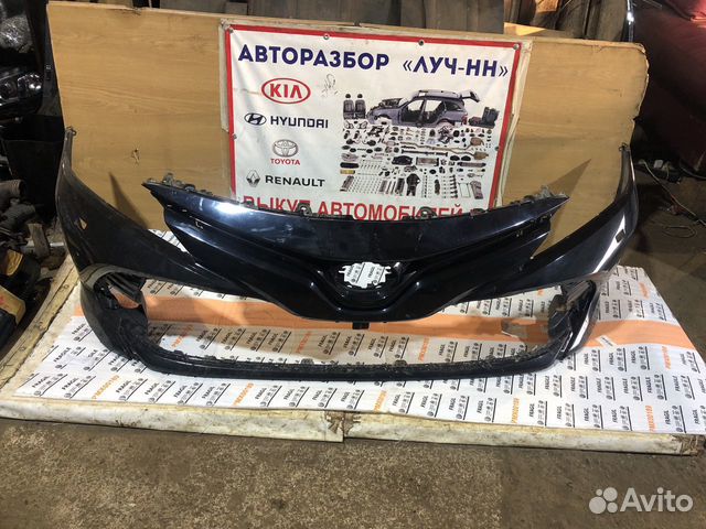 Передний бампер тойота камри V70