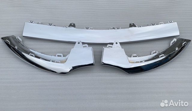 Накладка переднего бампера Mercedes GLE GLS AMG