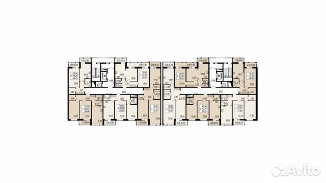 1-к квартира, 48.4 м², 6/17 эт.