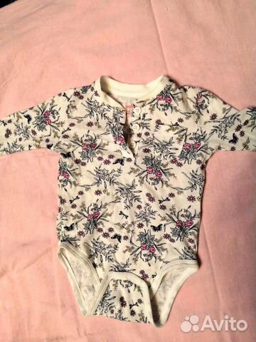 Боди и брючки на девочку (2комплекта) на р. 62, 68 Боди и брючки на девочку (2комплекта) на р. 62, 68