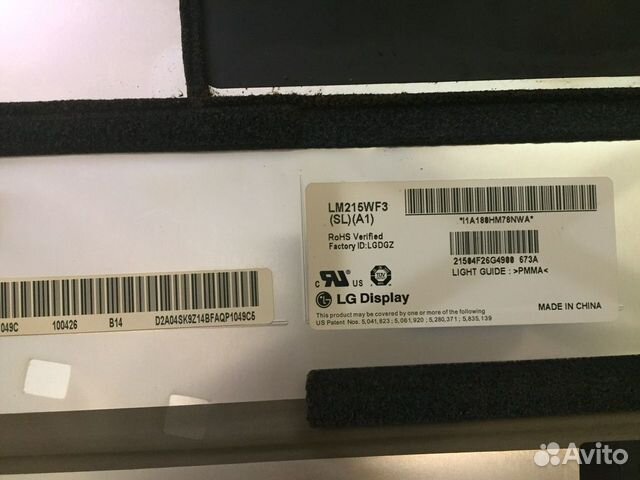iMac 21.5 матрица LM215WF3(SL)(A1)