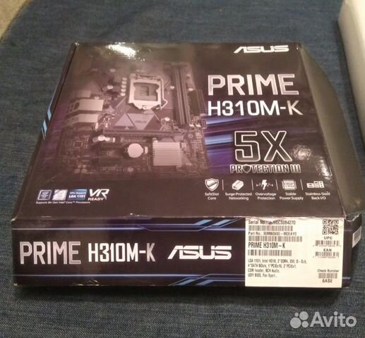 Asus prime H310M-K