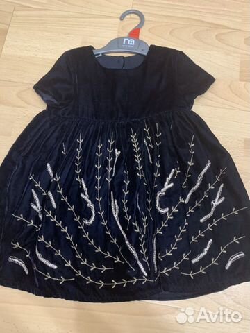 Бархатное платье Zara 3 года