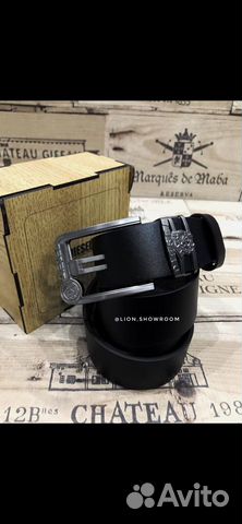 Ремень дизель из натуральной кожи в деревянной кор Ремень дизель из натуральной кожи в деревянной кор