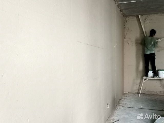 Машинная штукатурка стен механизированным способом