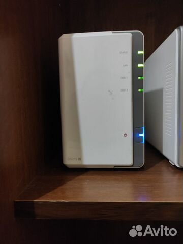 Сетевой накопитель (NAS) Synology 212j + 2HDD