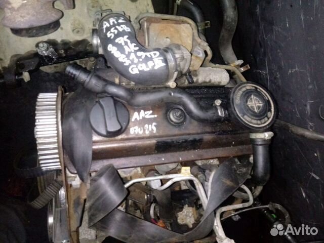 Двигатель vw 1.9 td AAZ golf passat с документами