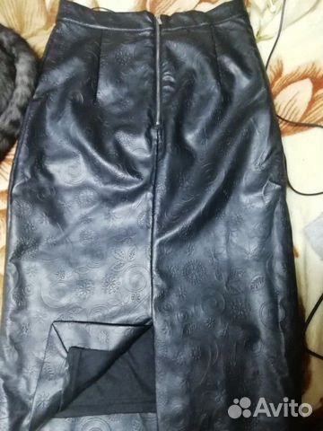 Кожаная юбка