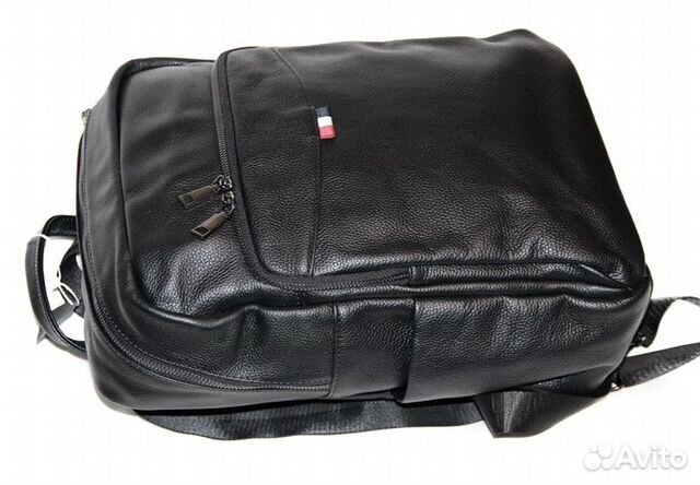 Мужской кожаный рюкзак -DX- black 06 new A4 Мужской кожаный рюкзак -DX- black 06 new A4