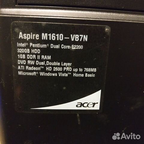 Системный блок acer рабочий Системный блок acer рабочий