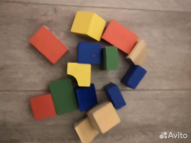 Кубики деревянные