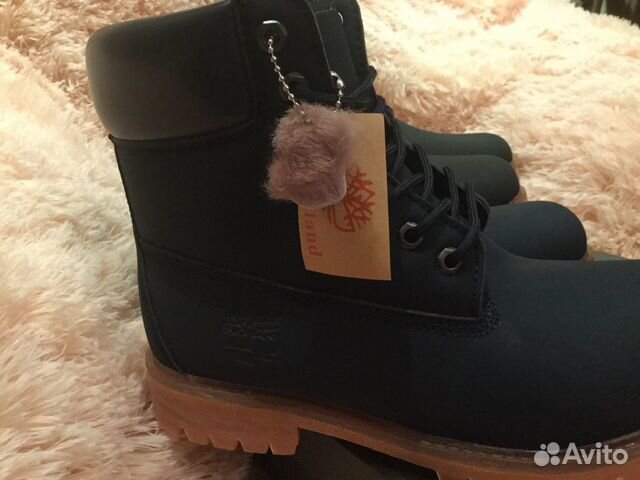 Новые зимние ботинки Timberland нат нубук и мех
