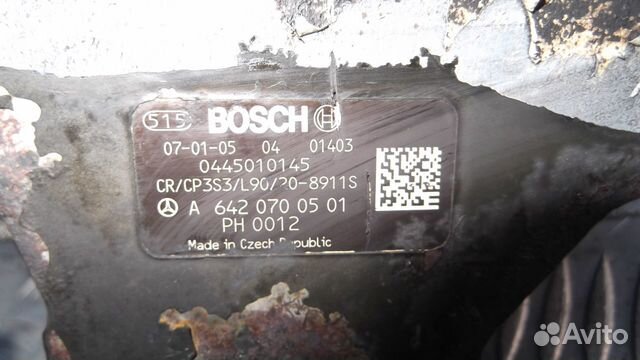 Тнвд 0445010145 Mercedes ML W164 GL X164 3.0 OM642