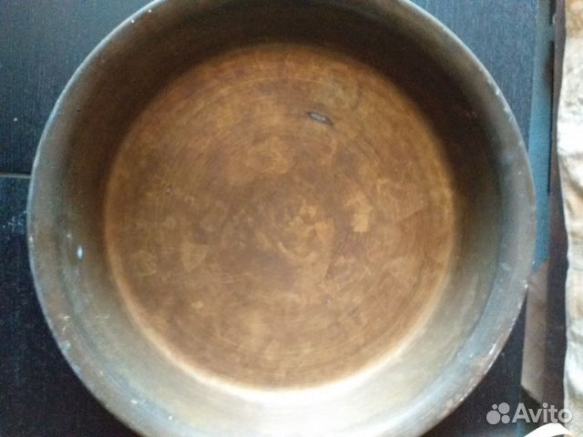 Латунный таз