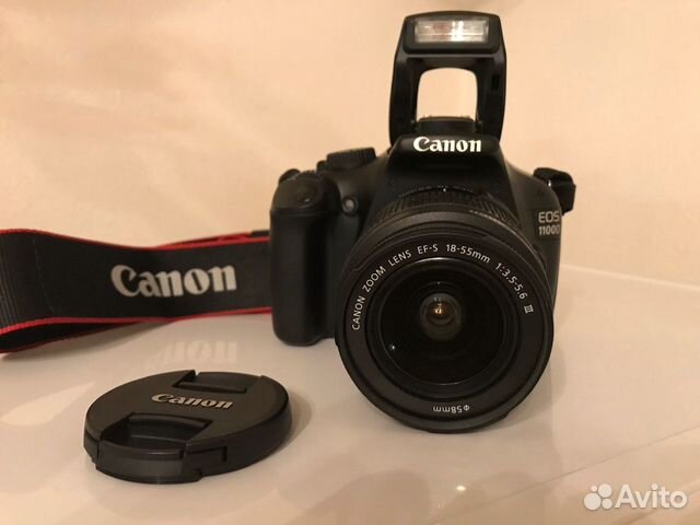 Зеркальный фотоаппарат Canon EOS 1100D новый с чех