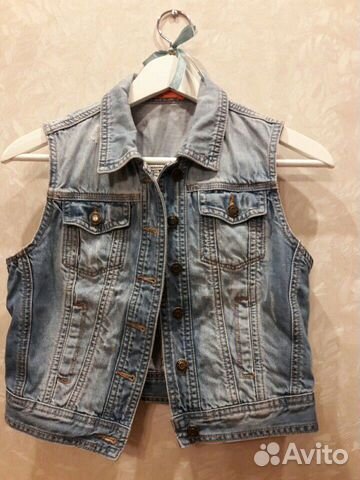 Джинсовая жилетка Джинсовая жилетка