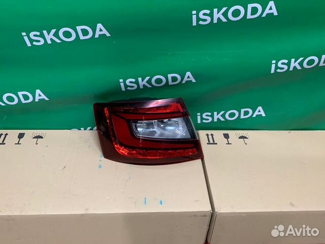 Фонарь левый Led Skoda Octavia A7 рестайлинг