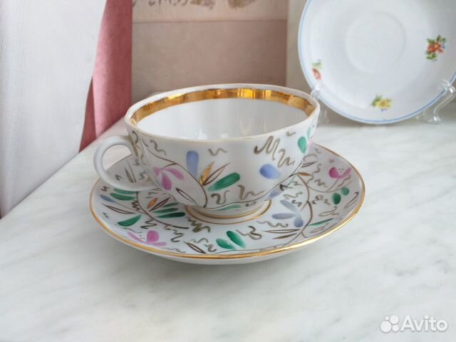 Старинная посуда чашки СССР и Кофейный сервиз Старинная посуда чашки СССР и Кофейный сервиз