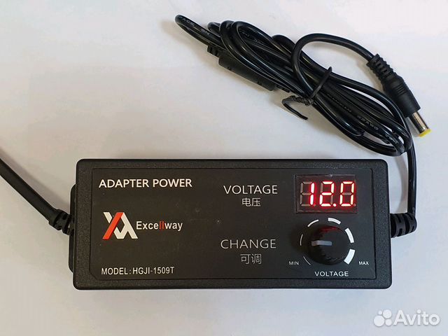 Адаптер регулируемый 4-24 вольта