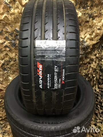 Новые 235/45 R17 Yokohama Advan Sport V105 Япония Новые 235/45 R17 Yokohama Advan Sport V105 Япония