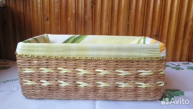 Корзинка плетеная ручной работы