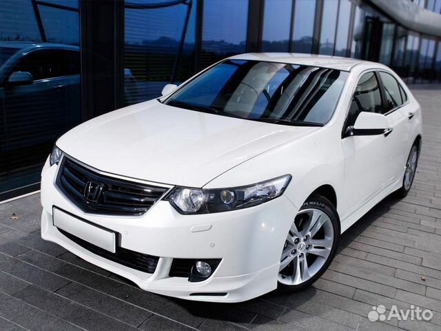 Юбка на передний бампер Type S Honda Accord 8