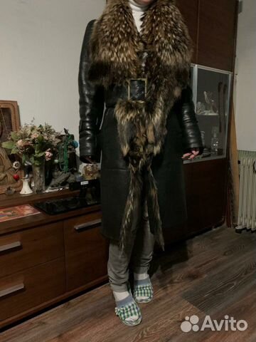 Дублёнка из натуральной кожи овчина с шикарным ено Дублёнка из натуральной кожи овчина с шикарным ено