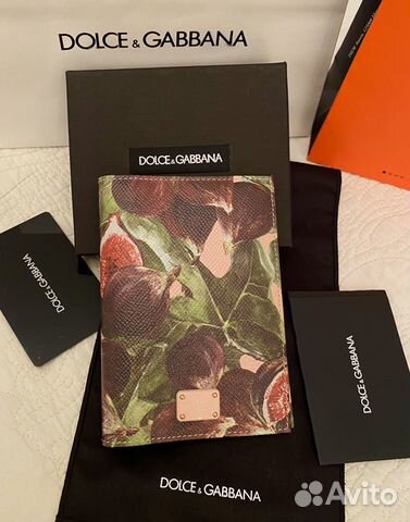 Dolce Gabbana обложка на паспорт оригинал Инжир