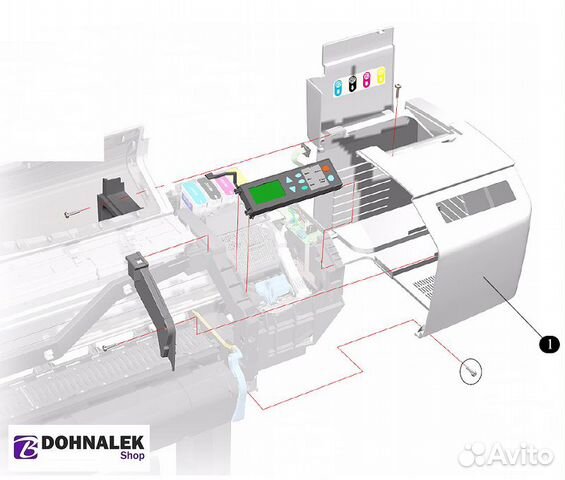 Запчасти на плоттеры HP Designjet 500 800