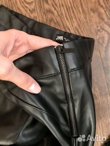 Кожаные брюки zara Кожаные брюки zara