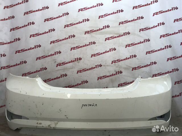 Бампер задний Hyundai Solaris sedan Рестайл