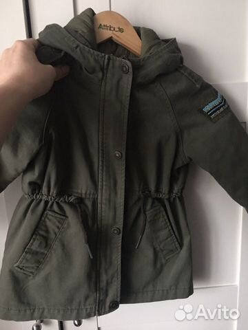 Куртка парка двойная для девочки весна Zara 110