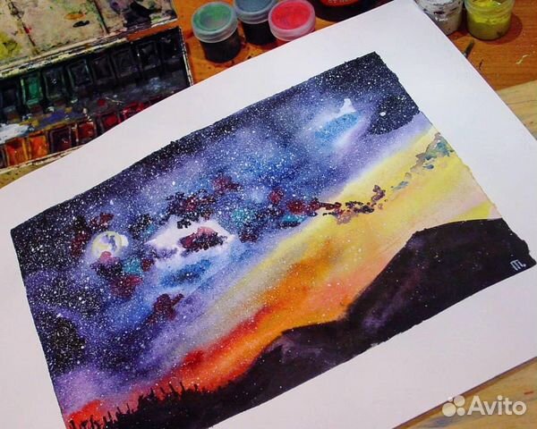 Картина акварель Картина акварель