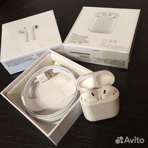 Наушники беспроводные Apple AirPods 2 новые Наушники беспроводные Apple AirPods 2 новые